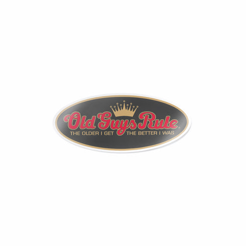 Old Guys Rule 'OLDER I GET' DECAL Sticker